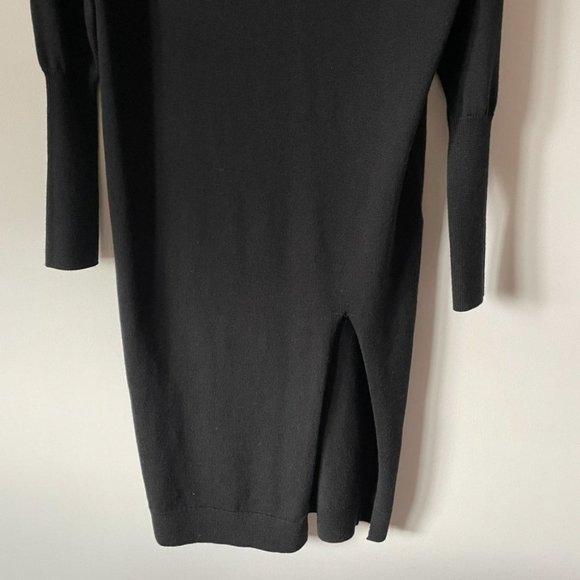 Aritzia Wilfred Cyprie Merino Wool Mock Neck Chalet Sweater Midi Dress Sz XS - Picture 8 of 11